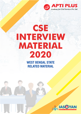 Cse Interview Material 2020 West Bengal State Related Material