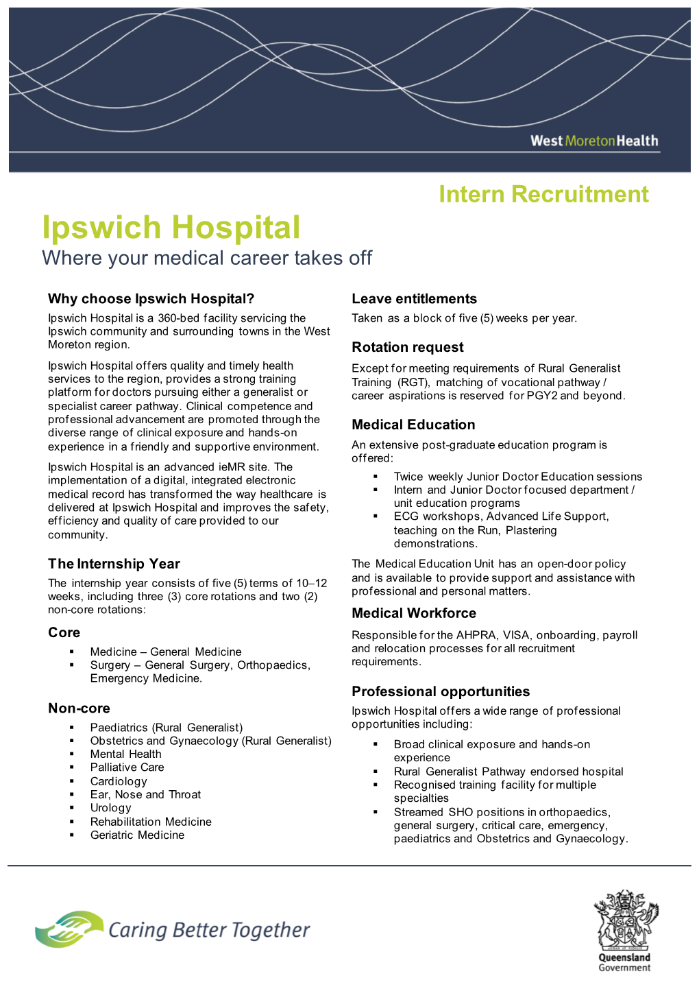 Ipswich Hospital Where Your Medical Career Takes Off