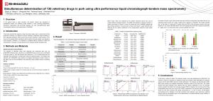 Simultaneous Determination of 130 Veterinary Drugs in Pork Using Ultra Performance Liquid Chromatograph-Tandem Mass Spectrometry