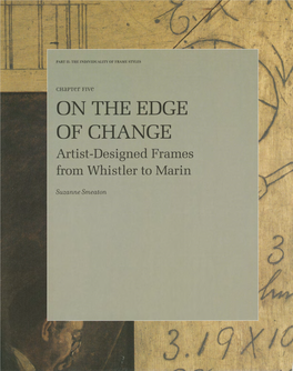 ON the EDGE of CHANGE Artist-Designed Frallles Frolll Whistler to Marin