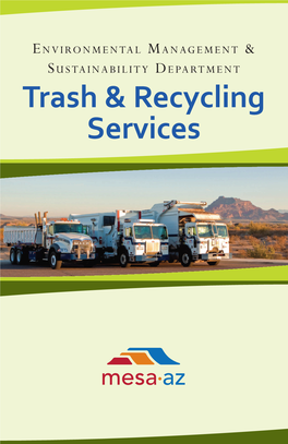 Trash & Recycling Services