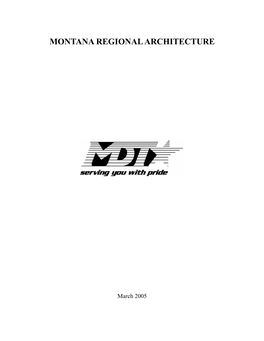 Montana Regional Architecture