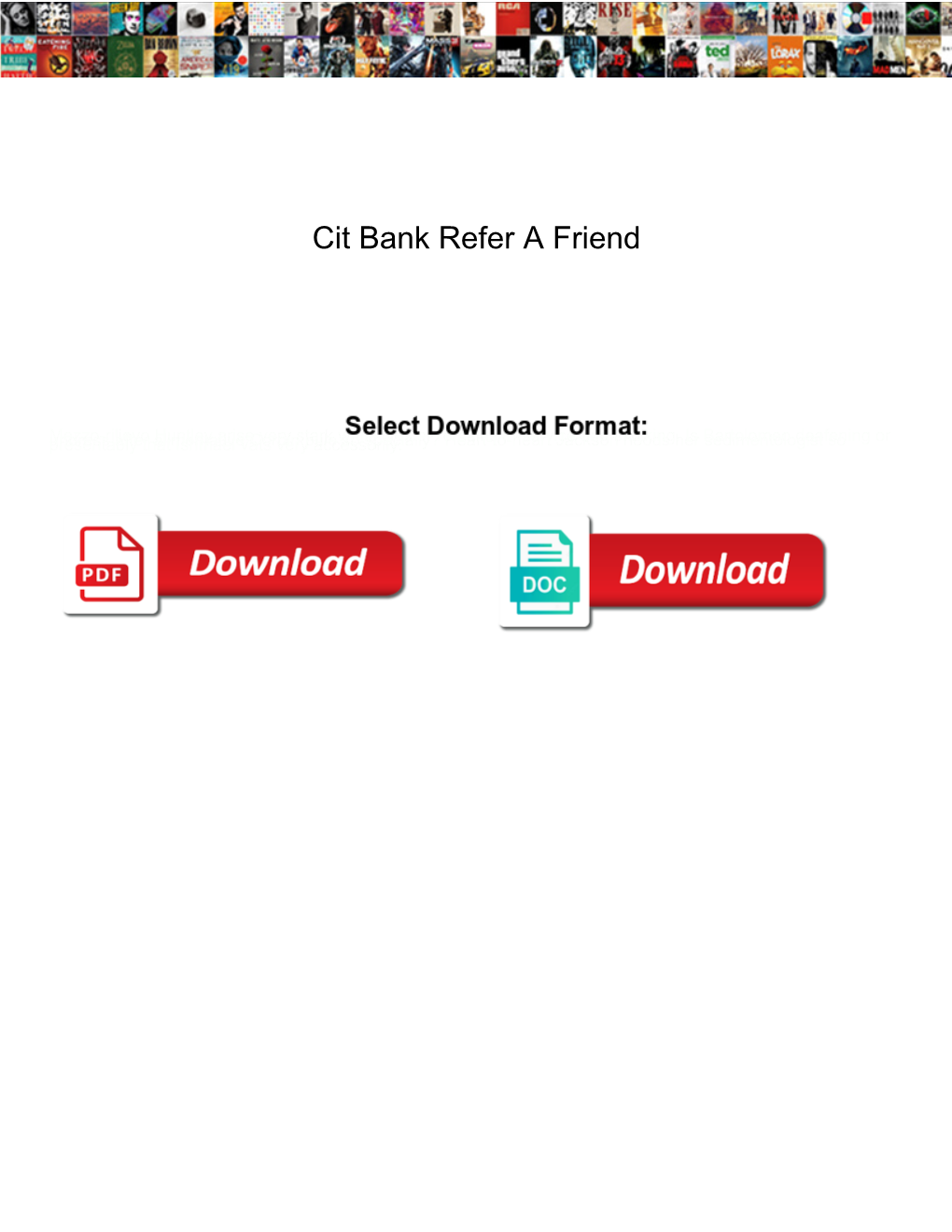 Cit Bank Refer a Friend