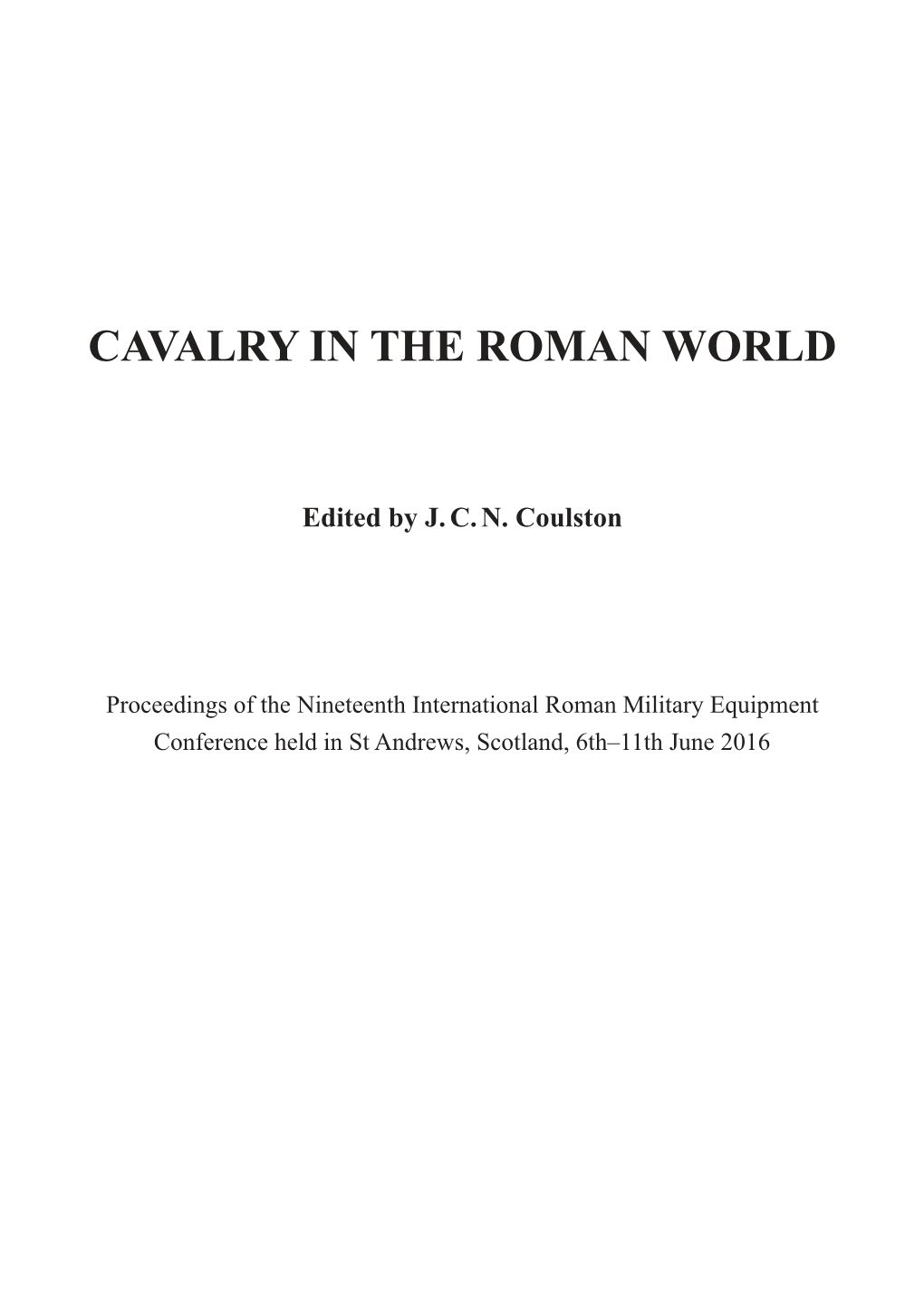 JRMES 19 2018, 163–175 166 Journal of Roman Military Equipment Studies 19 2018