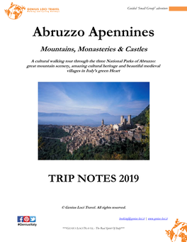 Download Detailed Trip Notes