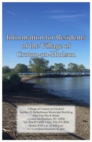 Resident Information Booklet