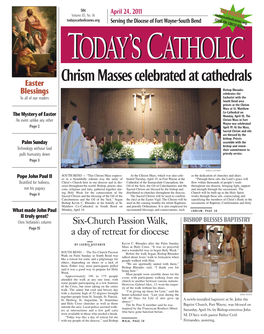 Chrism Masses Celebrated at Cathedrals