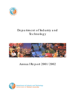 Department of Industry and Technology Annual Report 2001