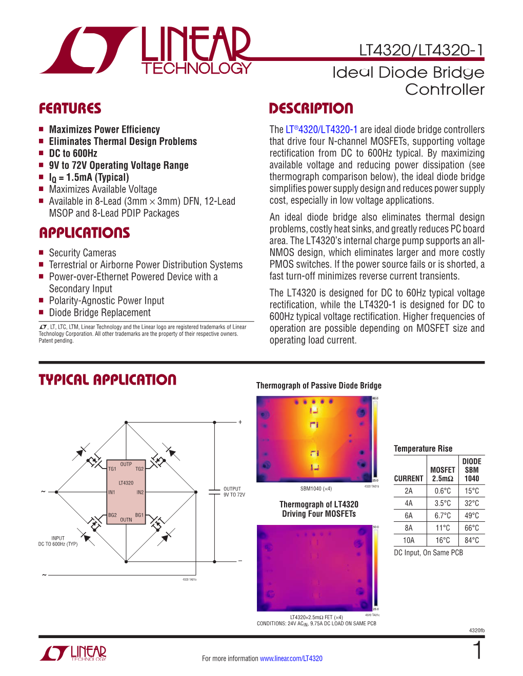 Ideal Diode Bridge Controller