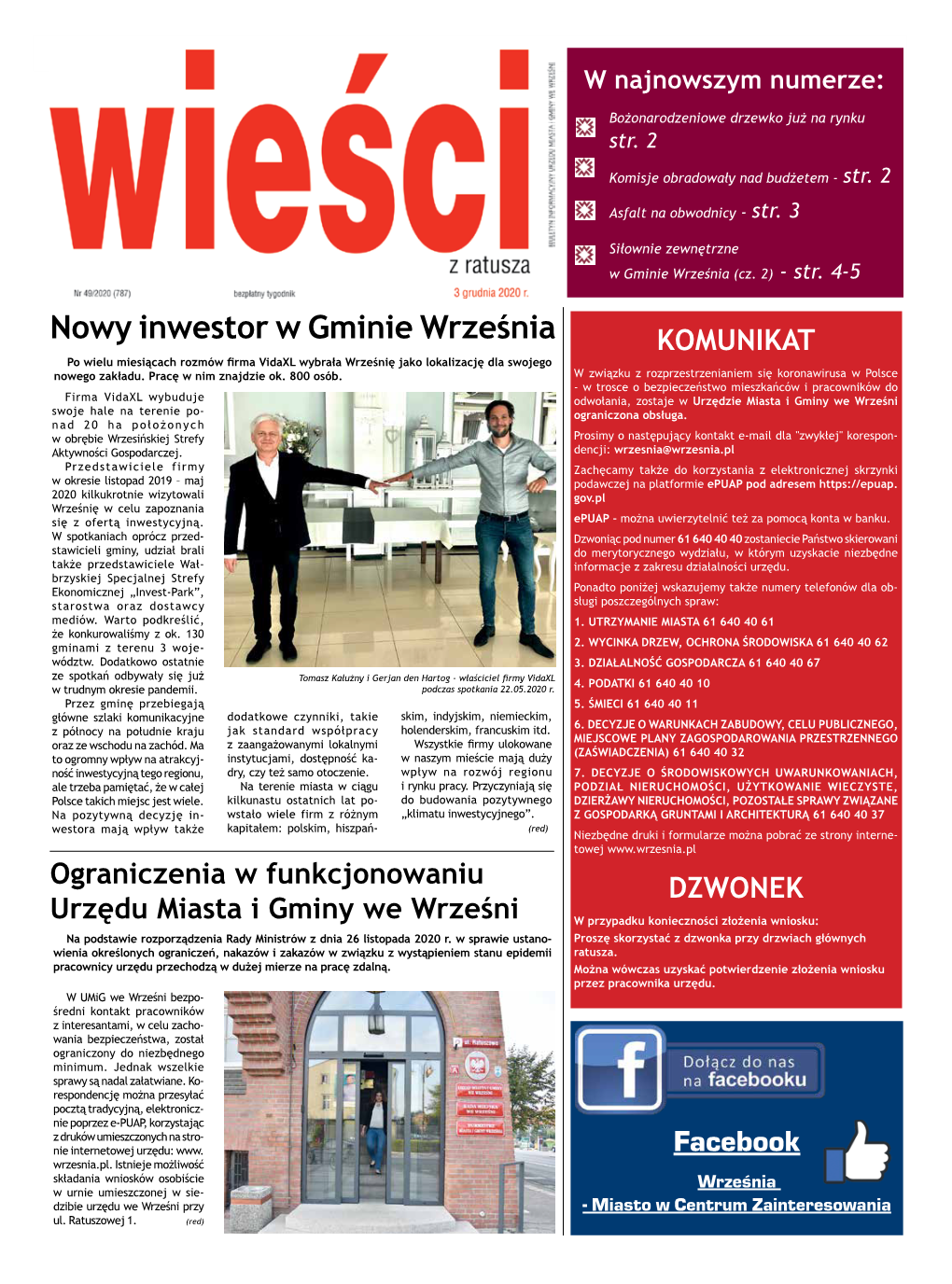 Otwórz Plik Wieści Z Ratusza W Formacie Pdf O Wielkości