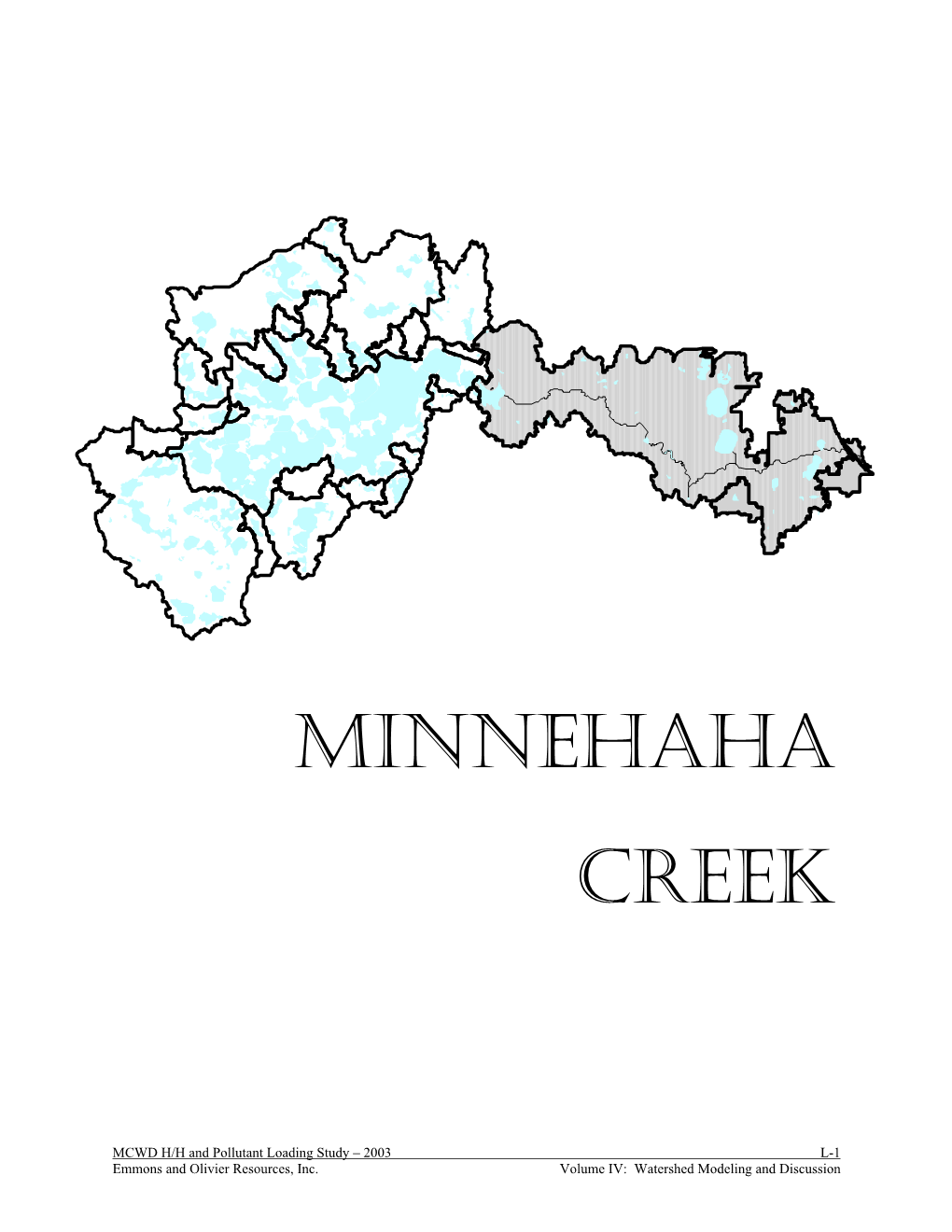 Volume IV. L. Minnehaha Creek (PDF)