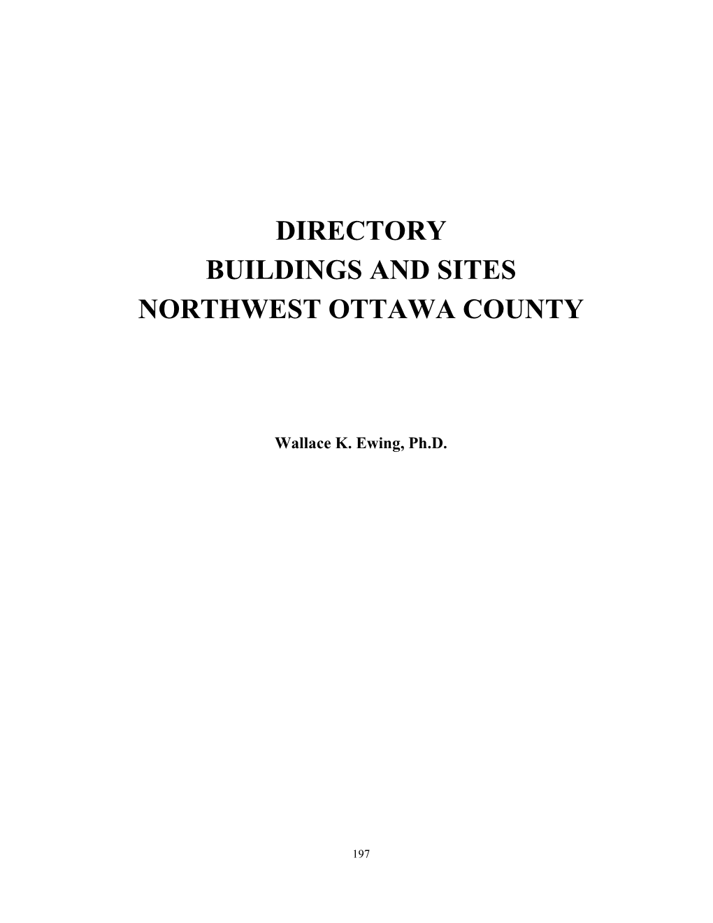Tri-Cities Buildings and Sites