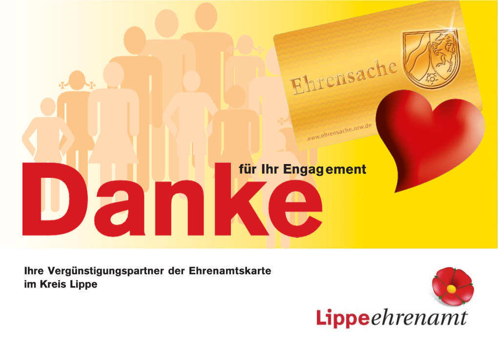 Für Ihr Engagement