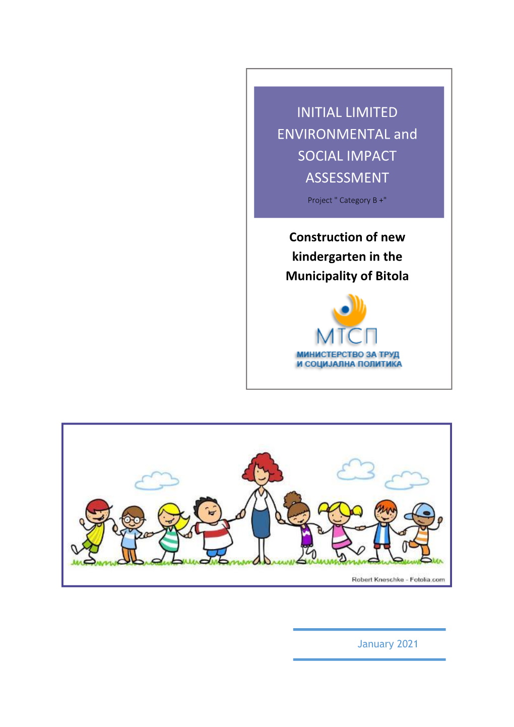 Initial Limited Environmental and Social Impact Assessment with Management Plan