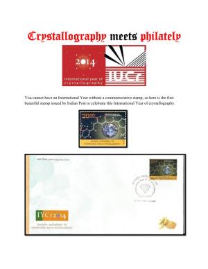 Crystallography Meets Philately