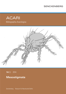 Mesostigmata No