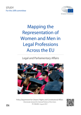 Mapping the Representation of Women and Men in Legal Professions Across the EU