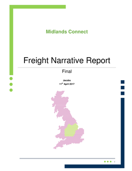 Freight Narrative Report