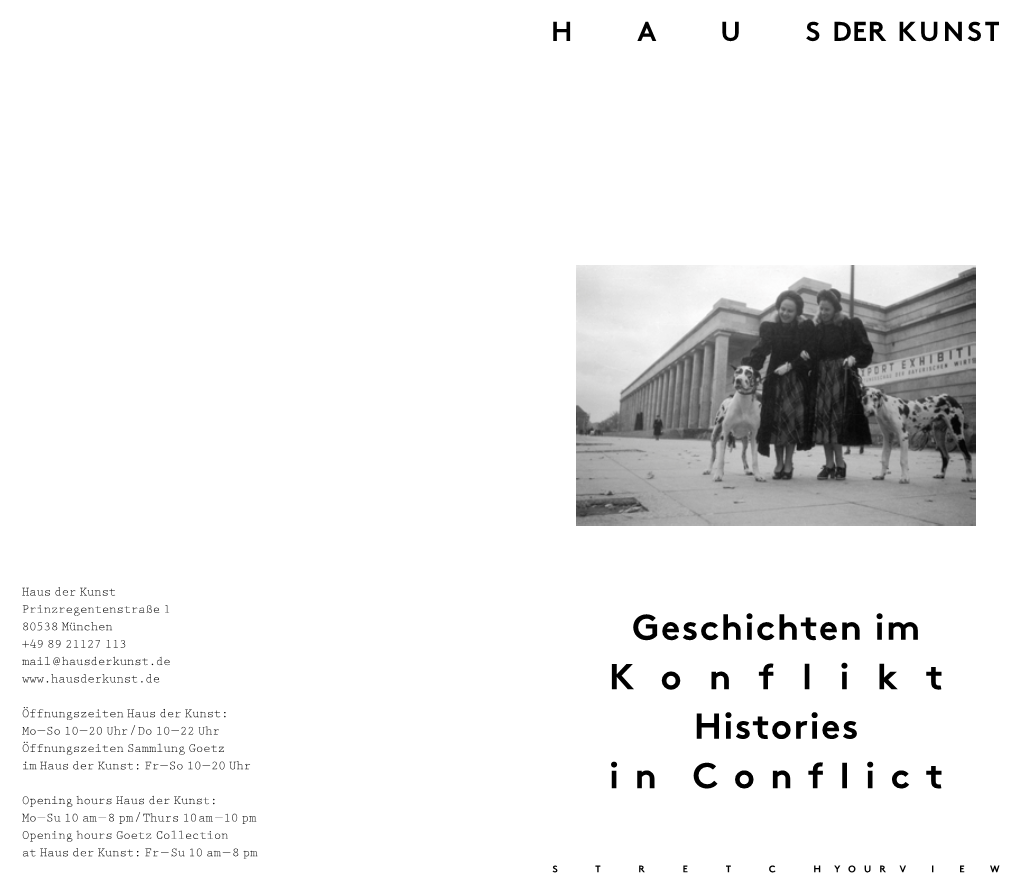 Geschichten Im K O N F L I K T Histories I N C O N F L I