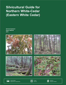 Silvicultural Guide for Northern White-Cedar (Eastern White Cedar)