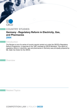 Germany - Regulatory Reform in Electricity, Gas, and Pharmacies 2004