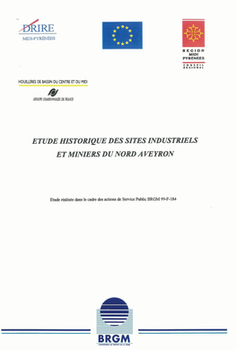 Etude Historique Des Sites Lndustriels Etmlniers Du Nord Aveyron