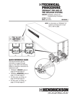 Technical Procedure