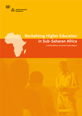 Revitalizing Higher Education in Sub-Saharan Africa