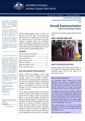Aircraft Depressurisation and Local Government