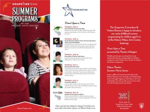 2020 PAC Summer Programming Brochure