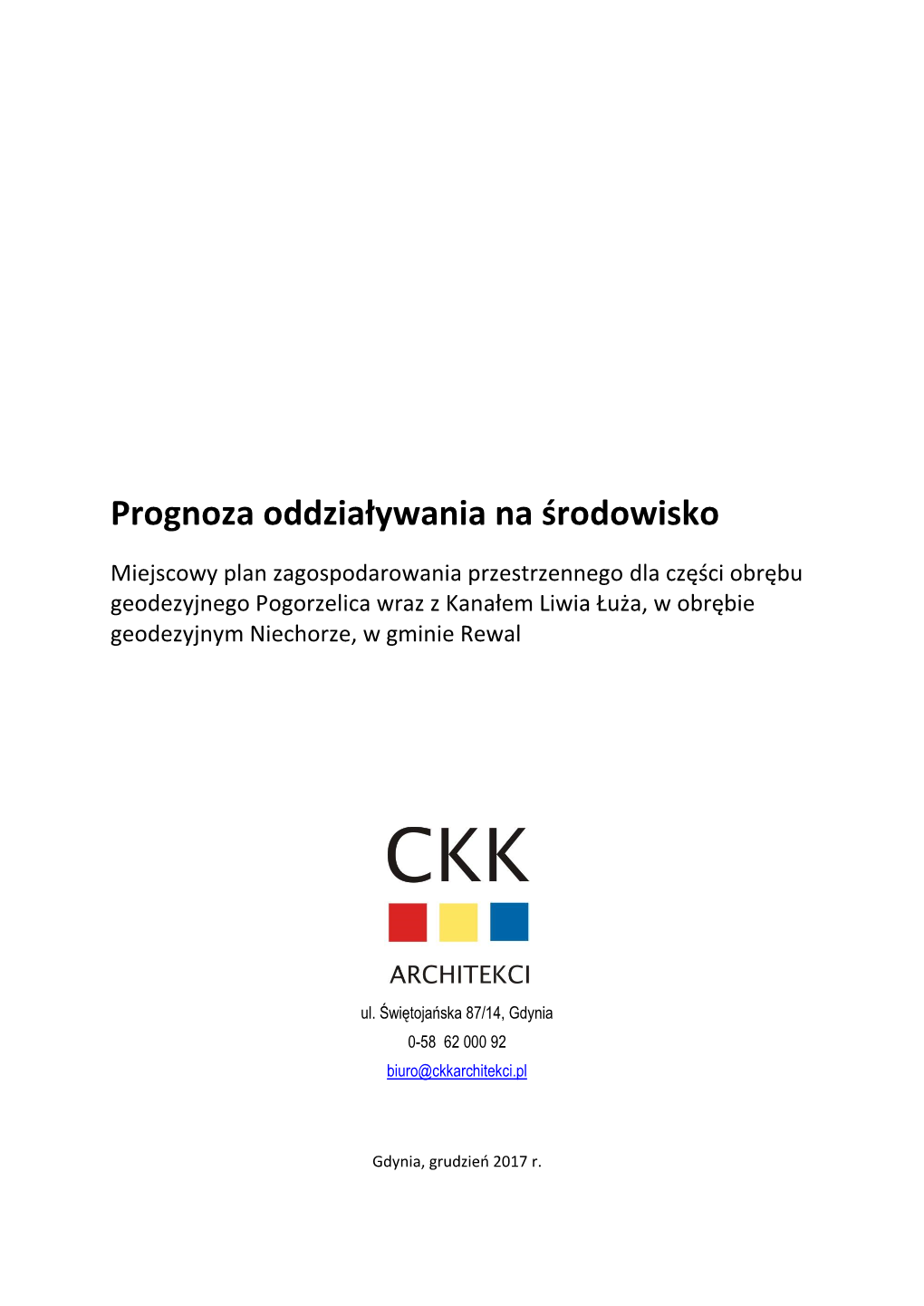 Prognoza Oddziaływania Na Środowisko