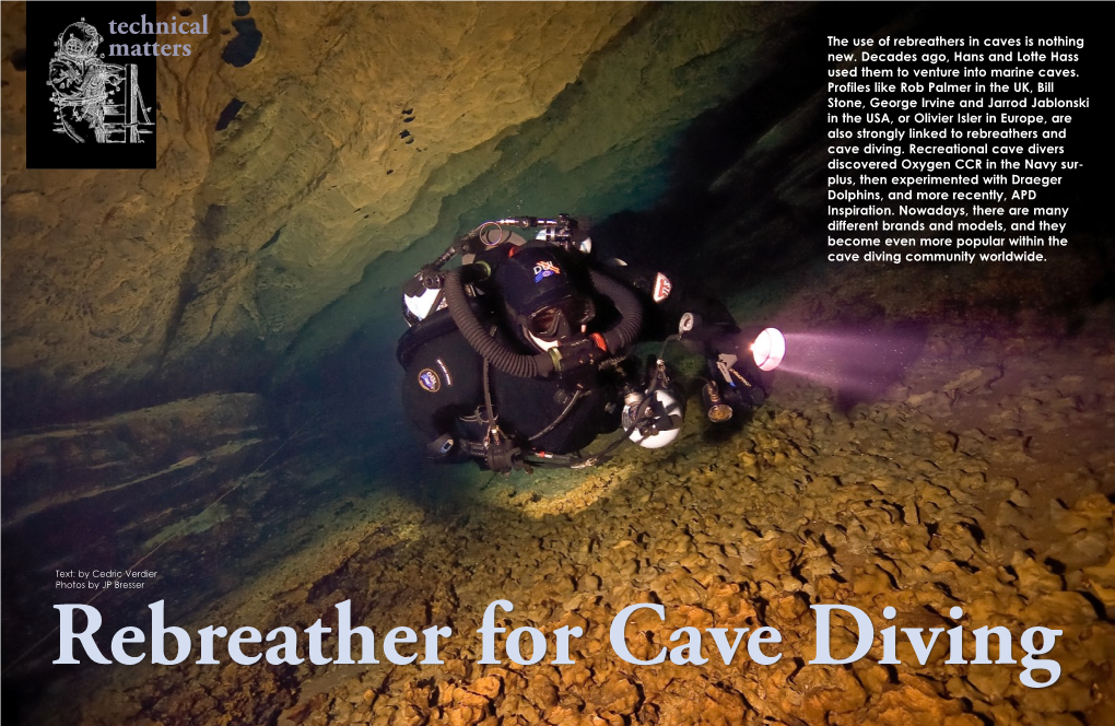 Rebreathers for Cave Diving