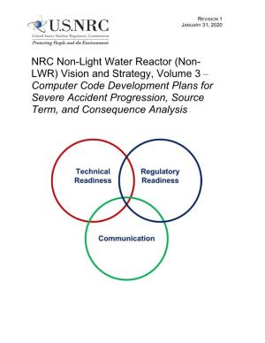 NRC Non-Light Water Reactor Vision and Strategy