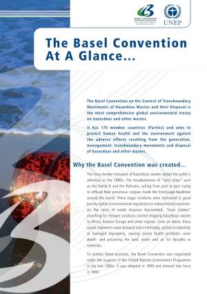 The Basel Convention at a Glance…