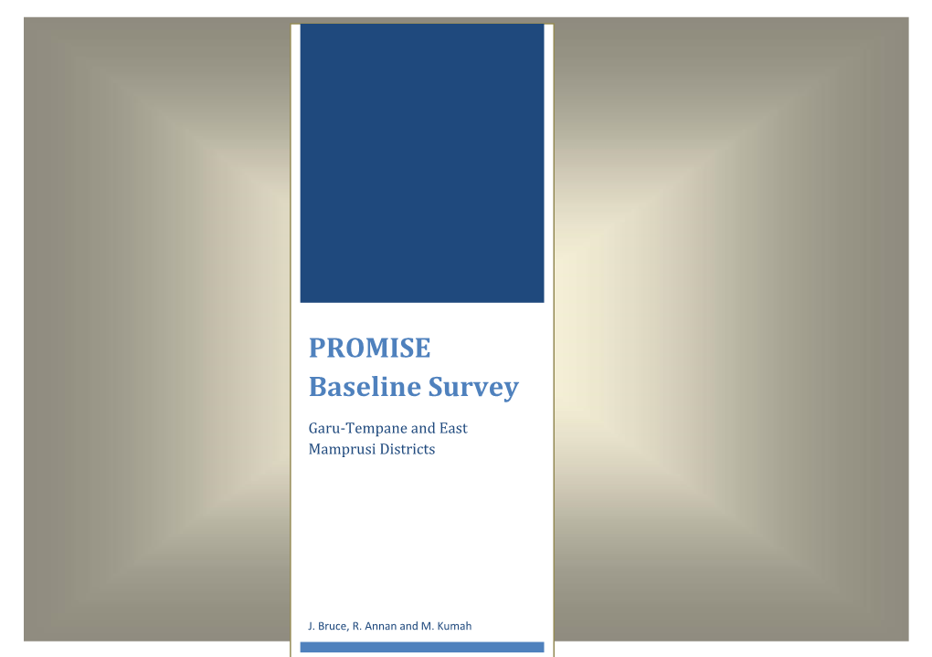 PROMISE Baseline Survey