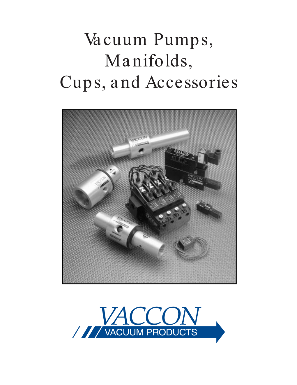 Vaccon Vacuum Products Catalog