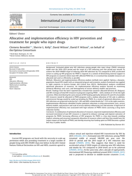 Allocative and Implementation Efficiency in HIV Prevention and Treatment for People Who Inject Drugs
