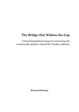 The Bridge That Widens the Gap