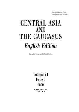 Central Asia the Caucasus