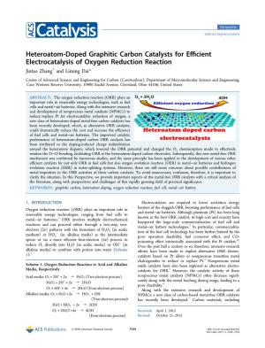 Heteroatom-Doped Graphitic Carbon Catalysts for Efficient
