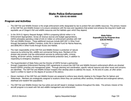 State Police Enforcement SCR: 030-01-00-00000