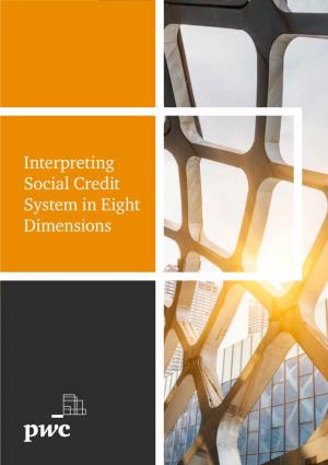 Interpreting Social Credit System in Eight Dimensions