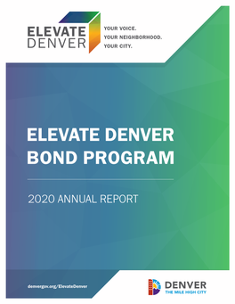 Elevate Denver Bond Program