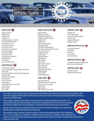 Vehicle Guide
