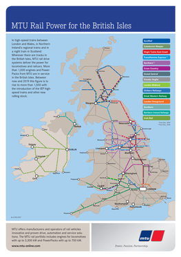 MTU Rail Power for the British Isles