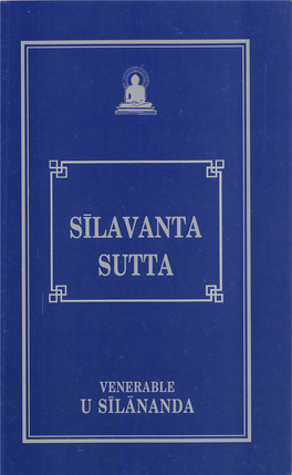 Silavanta Sutta