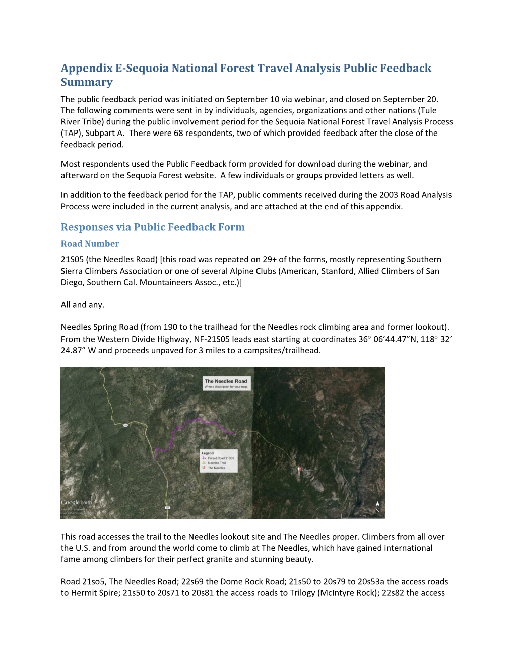 Sequoia National Forest Travel Analysis Report