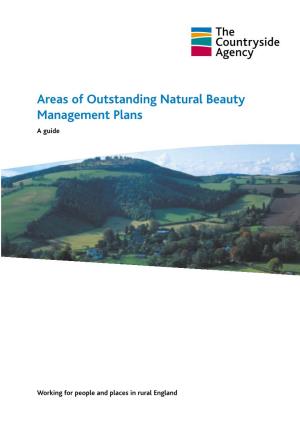 Areas of Outstanding Natural Beauty Management Plans a Guide