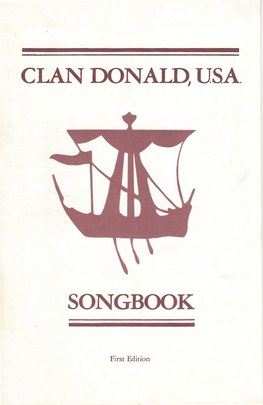 Clan Donald Songbook