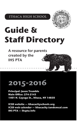 IHS PTA Guide (2015-2016)